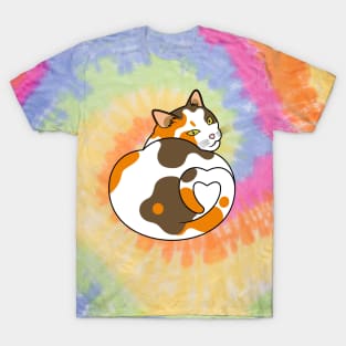 Calico Cat Loaf Love T-Shirt